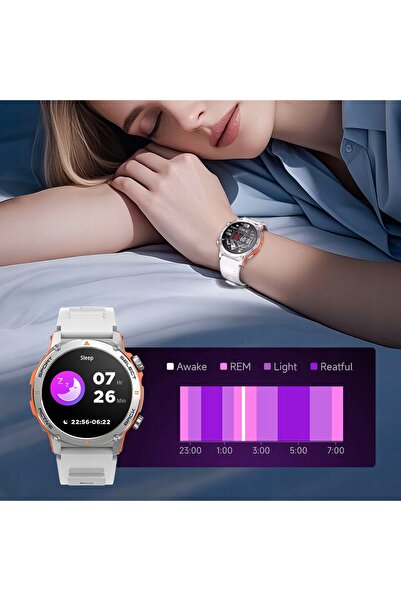 NO BRAND SMARTWATCH pentru femei MENIU PRIMAR Chat GPT Apeluri Kumi SMARTWATC...