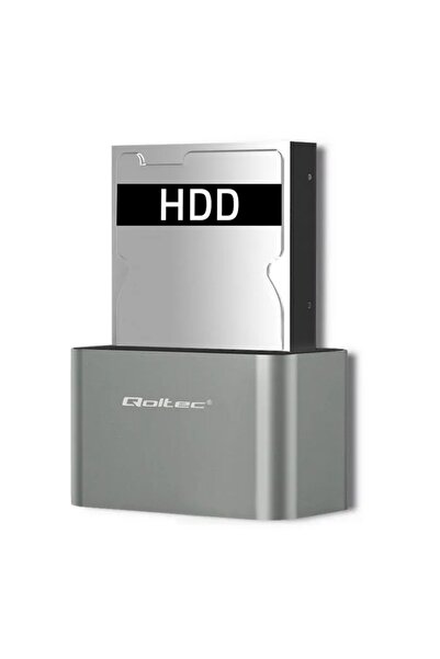 Qoltec Stație de andocare HDD SSD 2.5 3.5 SATA USB 3.0