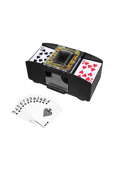 verk group MAȘINĂ AUTOMATĂ NEAGRĂ DE DEALAT CĂRȚI PENTRU POKER ȘI UNO
