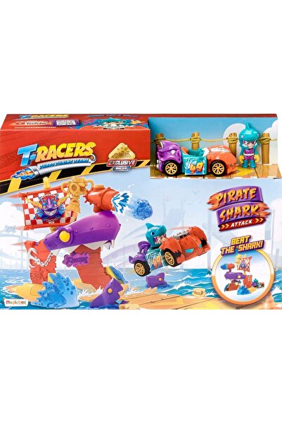 MagicboxToys Set de joacă T-Racers Rechin Pirat cu rechini