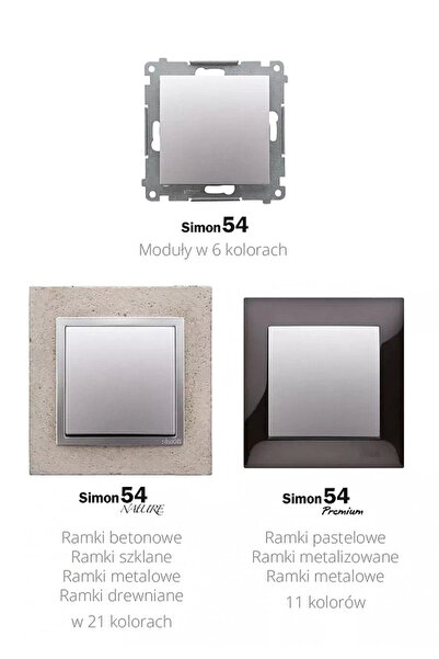 Kontakt-Simon Priză antenă Simon 54 tip F + Priză internet RJ45 Negru mat