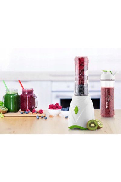 Hyundai Blender portabil pentru smoothie-uri, bidon, puternic, pentru cocktai...
