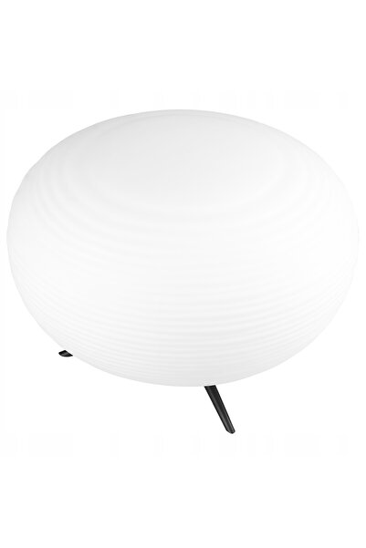 Interlook Lampă de masă modernă de designer din sticlă, lampă de noptieră E27...
