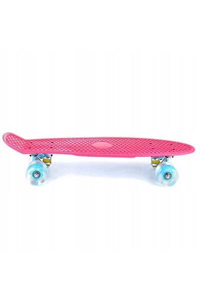 Retoo SKATEBOARD FISH WHEEL LED SKATEBOARD FISHBOARD RGB ROZ PENTRU COPII CADOU