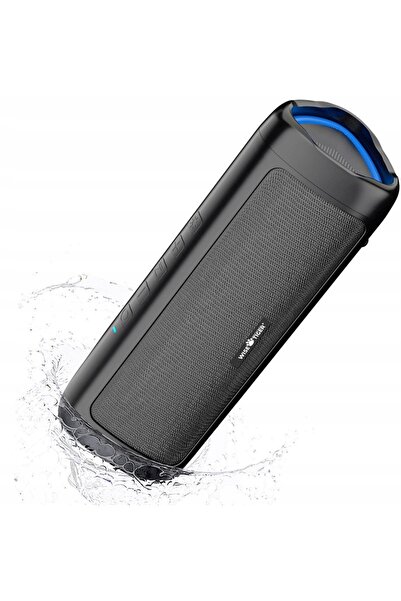 NO BRAND Boxă portabilă Bluetooth 5.3 + AUX WiseTiger C27 IPX5 RGB TWS pentru...