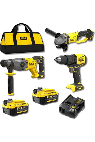 Stanley Fatmax V20 3’lü Akülü Makine Seti