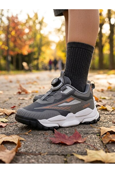 Vicco Smart Locking Lace-Up Phylon Sole Boys' Sneaker Sports Shoes