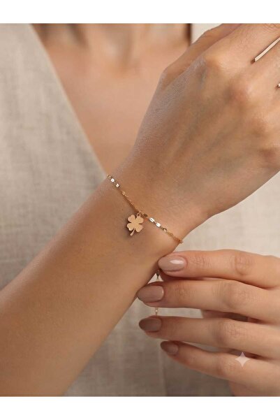 Papatya Silver Orjinal 14 Ayar Sertifikalı Altın Minimalist İtalyan Aynalı Ez...
