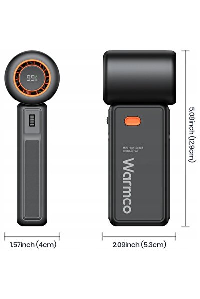 NO BRAND Ventilator mini portabil USB cu vânt puternic, 15000 RPM, pentru răc...