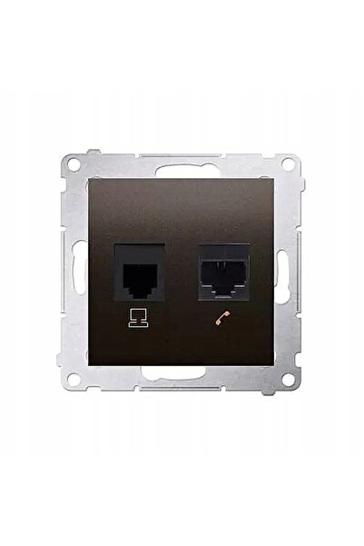 Kontakt-Simon RJ-45 + RJ-12 Mufă Terminală D5T.01/49-SIMON54