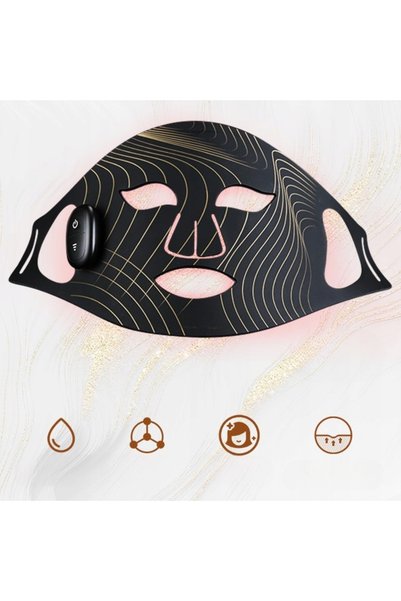 NO BRAND Mască facială LED profesională portabilă pentru reîntinerirea și rep...