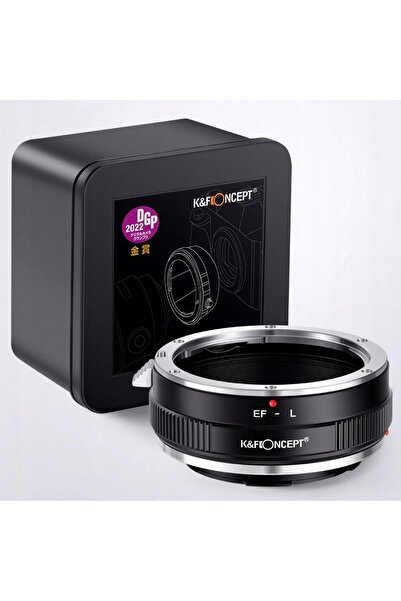 K&F CONCEPT Adaptor CANON EOS EF EF-S la L-Mount Panasonic Lumix S Leica Sigm...