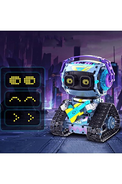 NO BRAND BLOCURI ROBOT 3 ÎN 1 SET CU TELECOMANDĂ BLUETOOTH 433 DE ELEMENTE JU...