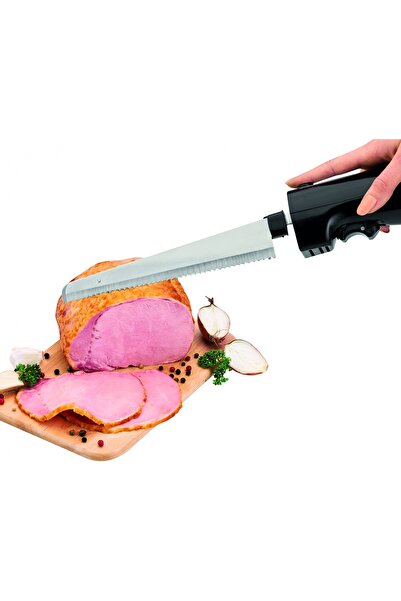 CLATRONIC Cuțit electric pentru tăiat pâine și girosha kebab, din oțel inox, ...