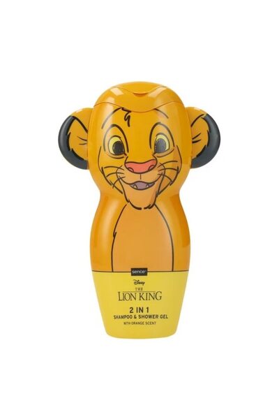 SENCE Gel de duș și șampon 2-în-1 pentru copii Regele Leu Simba 300 ml cu par...