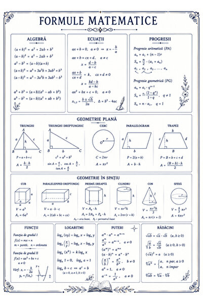 school CAIET STUDENTESC DE MATEMATICA 100 FILE (200 PAGINI) A4 COPERTI CARTONATE PRINDERE CU SPIRALE