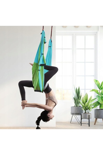 NO BRAND HAMAC AERIAN PENTRU EXERCIȚII DE PILATES – SET PENTRU YOGA, ACASĂ ȘI...