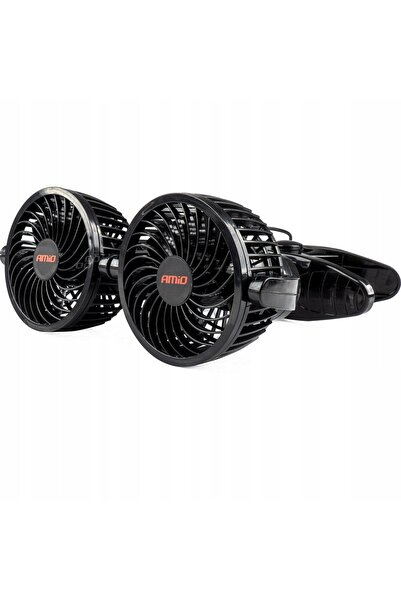 AMIO Ventilator auto 2x4 " 12V CLIP FROG