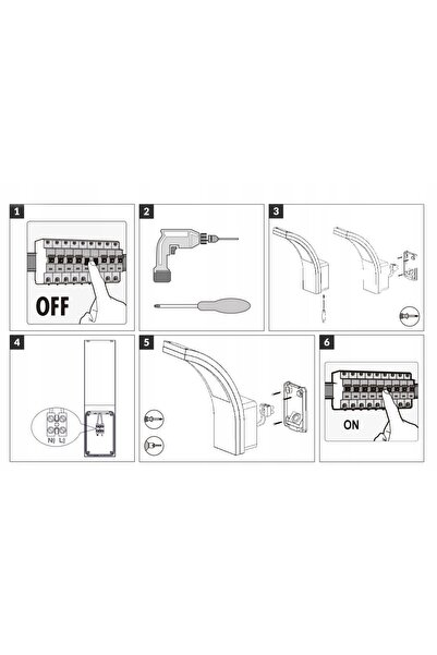 Orno Lampă LED de exterior, tip aplică, pentru grădină, gri, 10W, IP54