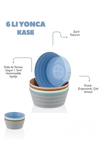 Dem Home Piknik kase Seti Dayanıklı Kullanışlı Pratik Çocuk Kase seti