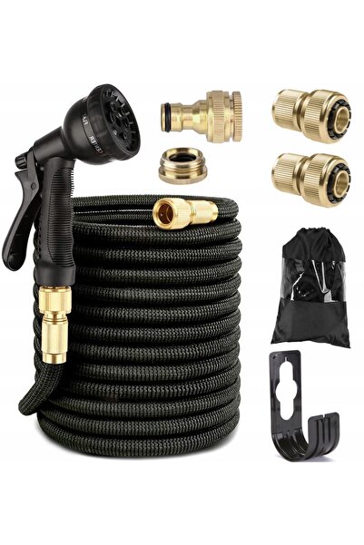 NO BRAND Furtun de grădină ranforsat, extensibil, 45m, pistol de pulverizare,...