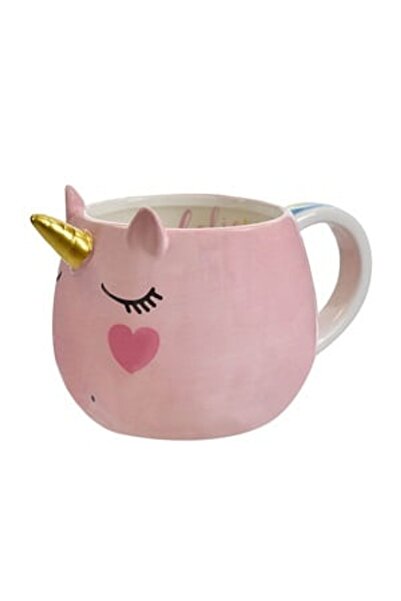 OEM Doză Decorativă 3D Unicorn Roz "Crede în Magie" 580ml - Doză Decorativă M...
