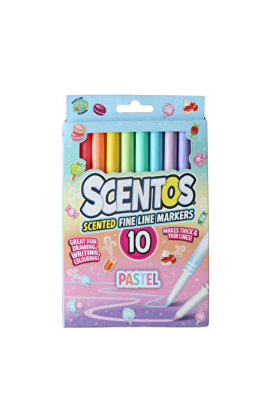 Scentos SET 10 MARKERE PARFUMATE,PASTEL, "SCS20111"