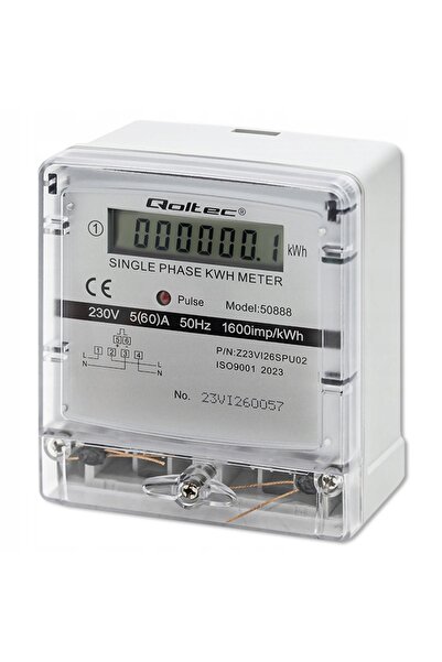Qoltec Contor electronic monofazat |   contor de consum energetic |   230V | ...