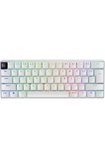 logitech Tastatură Gaming G PRO X 60 Alb Lightspeed GX Optică Switch-uri Maro...