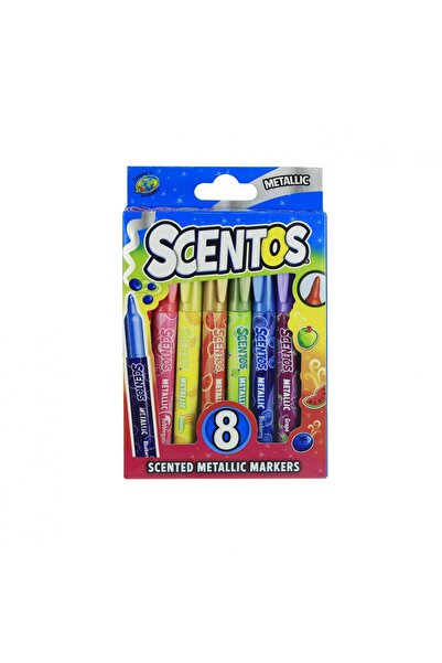 Scentos SET 8 MARKERE PARFUMATE, METALICE, "SCS40695"