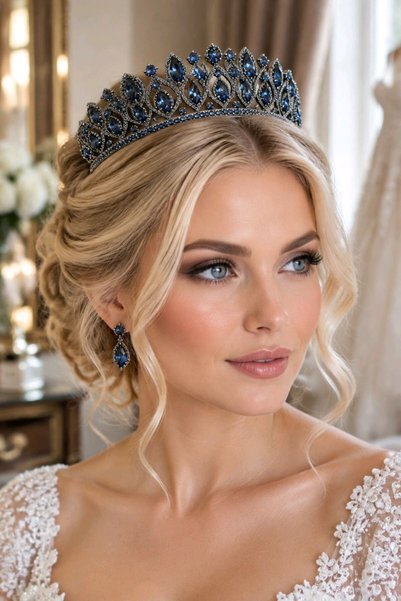Monalisa Home Evening Dress Zircon Stone Luxury Crown