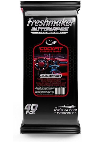 Freshmaker Car Doodle Wipes, 40 Wipes