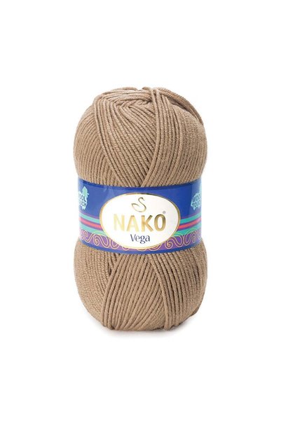 NAKO Fir de tricotat manual Vega, pachet avantajos de 5 bucăți (5 x 100 gr) 1...