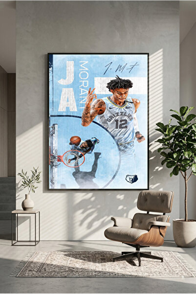 postercraft Dizajn drvenog slika Ja Morant (bez okvira) 2