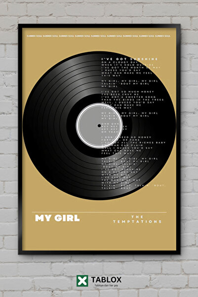 TABLOX Soul Harmony Soul Harmony Muzika Umetnost Poster Okvir Izgled Dekorati...