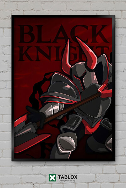TABLOX Black Knight Kara Knight Fantastic Art Αφίσα Τέχνης με Πλαίσιο Διακοσμ...