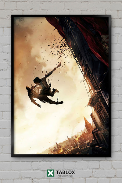TABLOX Dying Light 2 Stay Human Joc de masă Zombie Survival Tablou decorativ ...