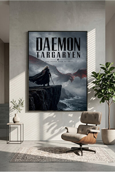 postercraft Αφίσα Ξύλινης Πίνακας Τέχνης  "Οικία των Δράκων " με τον Ντέιμον ...