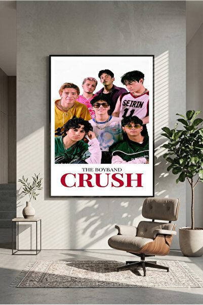postercraft Crush The Boyband Ahşap Tablo Poster (Çerçevesiz)