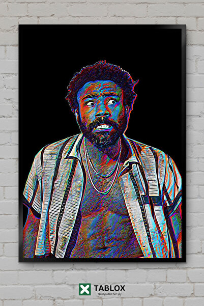 TABLOX Childish Gambino Ράπερ Ράπερ Χιπ Χοπ Μουσική Αφίσα Μουσικής με Πλαίσιο...