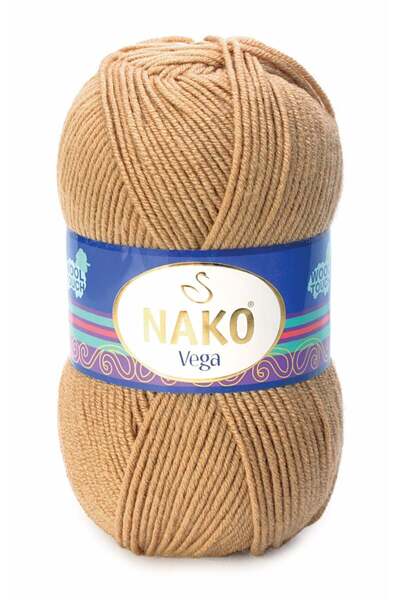 NAKO Vega Hand Knitting Yarn 5-Piece Advantage Pack (5 X 100 Gr) 100% Premium...