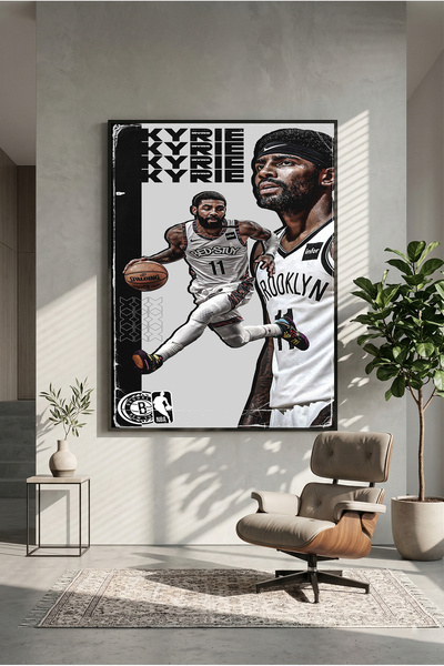 postercraft Poster de pictură pe lemn cu design Kyrie Irving (fără ramă)