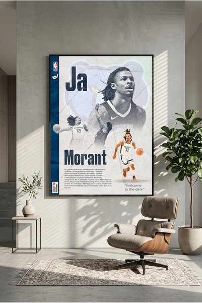 postercraft Ja Morant Design Wooden Table Poster (Unframed)