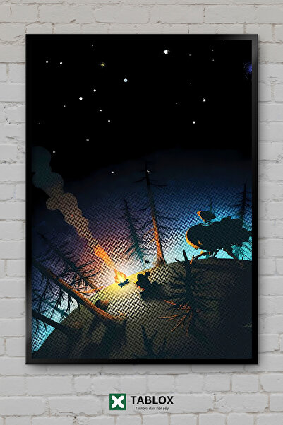 TABLOX Αφίσα επιστημονικής φαντασίας Outer Wilds Game Space Exploration, Διακ...