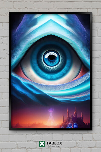 TABLOX Αφίσα Πνευματικής Τέχνης Third Eye Opening Third Eye, Διακοσμητικός πί...