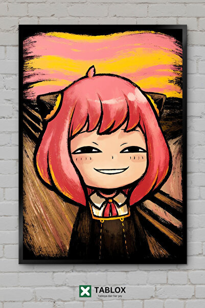 TABLOX Anya Forger Spy Casus Family Anime Manga Mizah Meme Frame View Tablou ...