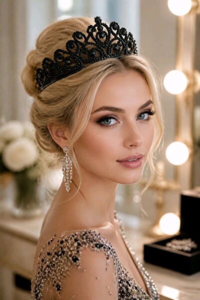 Monalisa Home Evening Dress Zircon Stone Luxury Crown