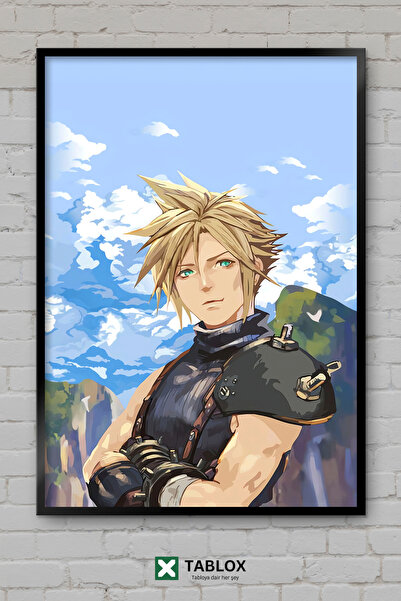 TABLOX Cloud Strife Final Fantasy Personaj din joc Tablou decorativ japonez î...