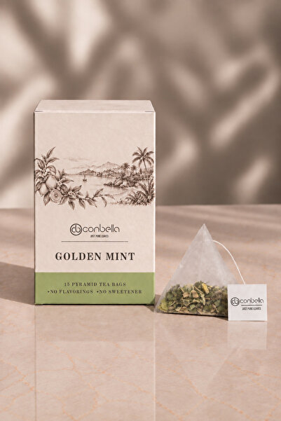 Golden Mint(Nane&Limon Çayı-15’ li Paket Piramit Çay)