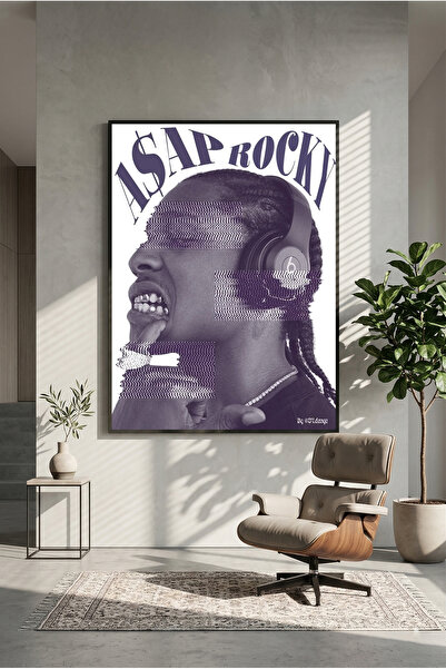postercraft Asap Rocky Icon Wooden Table Poster (Unframed)